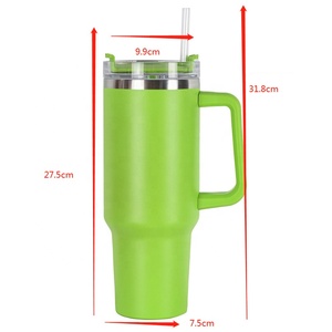 Logo personnalisé V2 Plus 40 OZ Eco inoxydable, isolé sous vide, Sublimation vierge voyage tasse à <span class=keywords><strong>café</strong></span> Thermos bouteille tasse à Double paroi - Product Image 5