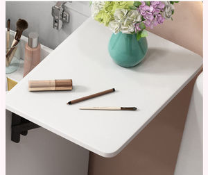Tocador de Dormitorio Moderno y Minimalista al por Mayor, con Espejo LED Plegable, Pequeño Mueble de Almacenamiento y Silla a Juego para Maquillaje - Product Image 5