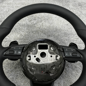 <span class=keywords><strong>Volant</strong></span> de voiture pour <span class=keywords><strong>Audi</strong></span> B8 <span class=keywords><strong>A3</strong></span> 8Y 8P 8V B9 TTS A4 B8 B8.5 A5 A6 C7 C8 4F A7 A8 Q3 Q5 S3 S5 <span class=keywords><strong>Volant</strong></span> sport en cuir - Product Image 2