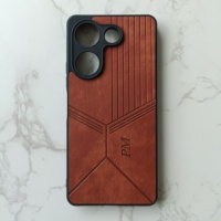Nouvelle conception de coque en cuir TPU de luxe avec protection pour téléphone portable Itel S23 P40 PLUS A04