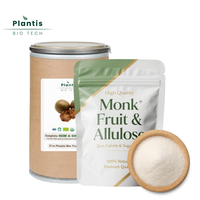 Mélange de Fruit du Moine et d'Allulose, Disponible en OEM, Naturel, Sans OGM, Substitut de Sucre Sans Calorie, Édulcorant