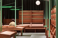Bibliothèque de présentation intérieure personnalisée Armoire à livres murale en bois avec éclairage LED Décoration de meubles de bibliothèque