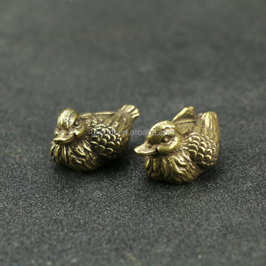 Embout en cuivre pur CA329, 1 pièce à poignée en laiton antique, petit ornement, cadeau de mariage, <span class=keywords><strong>prix</strong></span> d'usine - Product Image 2