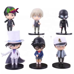 Ensemble de figurines mignonnes de <span class=keywords><strong>Detective</strong></span> <span class=keywords><strong>Conan</strong></span>, 6 styles, boîte mystère en gros - Product Image 1