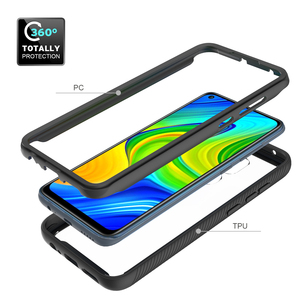 Custodia rigida in acrilico morbido TPU antiurto custodia protettiva trasparente per telefono paraurti per Xiaomi <span class=keywords><strong>Redmi</strong></span> <span class=keywords><strong>Note</strong></span> <span class=keywords><strong>9</strong></span> 11 8 9A 10c K40 <span class=keywords><strong>Pro</strong></span> <span class=keywords><strong>Cover</strong></span> posteriore - Product Image 2