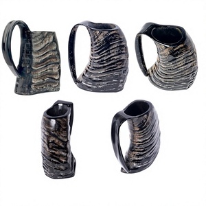 Taza de Cuerno para Beber, Diseño Artesanal, Temática de Amor, Material Orgánico, Portátil, B.S INTERNATIONAL, Uttar Pradesh - Product Image 4