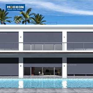 Rèm Cửa Ngoài Trời Màn Chắn Ngoài Trời Có Khóa Kéo Bên Ngoài Bằng Điện ODM Màn Che Cửa Sổ Bằng Vải Che Sáng - Product Image 4