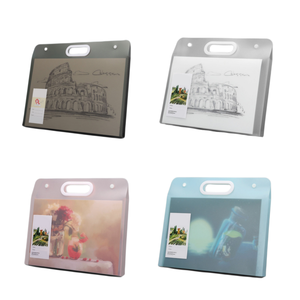 Porte-documents transparent A4 Ingenuity avec bouton en PP, sac de transport promotionnel pour usage professionnel, scolaire, bureau, portable, pour œuvres d'art - Product Image 6