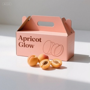 Thân Thiện Với Môi Đầy Đủ Màu Sắc In Ấn Tùy Chỉnh Trái Cây Tươi Và Rau Sóng Bao Bì Hộp Quà Tặng Cho Đào Táo Bưởi - Product Image 5