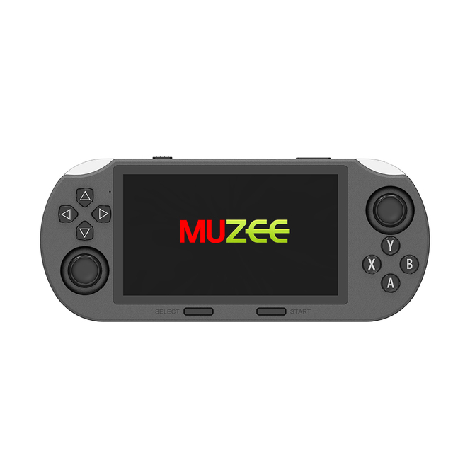 MUZEE Handheld Game Console 4" HD Touch Screen Wi-Fi Linux-Based with 10000 Games PS1/MD Compatibility