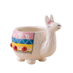 Nouveau Design Mignon <span class=keywords><strong>Petit</strong></span> <span class=keywords><strong>Pas</strong></span> <span class=keywords><strong>Cher</strong></span> Dessin Animé Animal Chameau Tient Des Conceptions En Céramique Pots <span class=keywords><strong>De</strong></span> Fleurs - Product Image 1