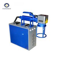 Machine de marquage laser à fibre portable mini 20W 30W Raycus Max IPG Mopa à chemin de lumière manuel