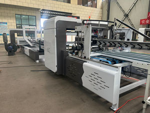 नालीदार बॉक्स फ़ोल्डर ग्लुर कार्टन बॉक्स फ़ोल्डर ग्लुनर मशीन स्वचालित ग्लूअर मशीन - Product Image 3