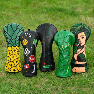 Accessoires de golf légers, couvre-têtes de club de golf en forme de fleur rose, vente en gros, couvre-tête de driver de golf de haute qualité pour femmes et filles - Product Image 5