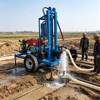 Foreuses minières motorisées diesel pour puits d'eau agricoles, profondeur max. 200 m, diamètre 50 mm