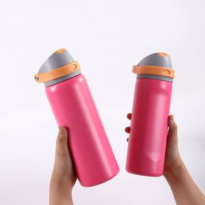 Botella de Agua Deportiva Portátil de Gran Capacidad con Aislamiento de Acero Inoxidable 304, Tapa Abatible, para Hombres y Mujeres - Product Image 3