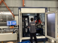 Centro de Procesamiento CNC de 5 Ejes para Corte, Perforación, Fresado y Grabado de Perfiles de Aluminio Integrado para Máquina de Fabricación de Ventanas