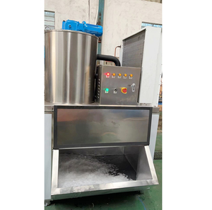 Máquina industrial de hielo en escamas de acero inoxidable para <span class=keywords><strong>hacer</strong></span> hielo en escamas con capacidad de 1 tonelada <span class=keywords><strong>por</strong></span> día - Product Image 3