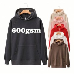 Sweat à capuche en molleton de coton 600 GSM pour homme, noir, impression numérique, logo personnalisé, unisexe, haute qualité, coupe oversize - Product Image 1