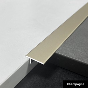 Bande <span class=keywords><strong>de</strong></span> bordure <span class=keywords><strong>en</strong></span> alliage d'aluminium <span class=keywords><strong>en</strong></span> forme <span class=keywords><strong>de</strong></span> T pour <span class=keywords><strong>carrelage</strong></span>, sol <span class=keywords><strong>en</strong></span> bois, <span class=keywords><strong>seuil</strong></span> <span class=keywords><strong>de</strong></span> <span class=keywords><strong>porte</strong></span> avec boucle <span class=keywords><strong>de</strong></span> conception moderne et fonctions <span class=keywords><strong>de</strong></span> pressage des joints - Product Image 6