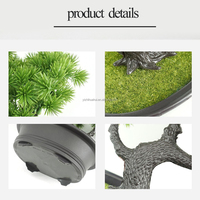Assurance commerciale grands arbres artificiels d'intérieur bonsaï artificiel d'intérieur pin petites plantes pour la décoration de la maison