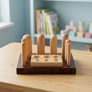 Wooden Dapping <b>Punches</b> <b>Set</b> with Block and 8 Sizes for Jewelry Making DIY Irregular Shape - Product Image 6