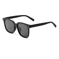 2129DTYJ lunettes de soleil polarisées pour hommes nouveau modèle à la mode cadre noir UV400 lentilles gris parasol lunettes pour la conduite