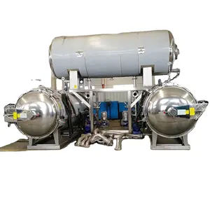 Zhong Tai Industriële Congee Voedsel Water Immersie Retort Machine Roterende Retort Machine Hoge Temperatuur Sterilisator