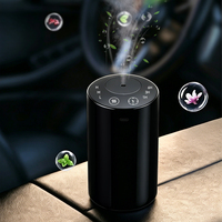 Diffuseur d'arômes de voiture sans eau rechargeable, nouveau design, diffuseur d'air électrique de luxe pour voiture, parfum pour voiture, machine à désodorisant avec minuterie