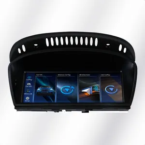 8.8 นิ้ว Linux รถวิทยุหน้าจอสําหรับ BMW E60 E61 E92 มัลติมีเดีย Carplay GPS หัวสเตอริโอ