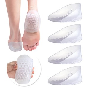 Cuscinetto sportivo a forma di U alla caviglia con cuscino in Gel per <span class=keywords><strong>tacco</strong></span> morbidi piedi e <span class=keywords><strong>tacco</strong></span> assorbimento degli urti invisibile altezza interna mezza cuscino - Product Image 3