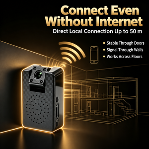 กล้องวงจรปิดไร้สาย S6 Mini ความละเอียด 1MP 130 °   เลนส์หมุนได้มุมกว้าง การตรวจจับการเคลื่อนไหวในเวลากลางคืน - Product Image 5