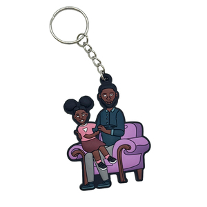 Llavero de Goma Portátil con Impresión Offset 2D, Colgante Personalizado de PVC para Mochila Escolar, Bonito Souvenir, Regalo Festivo - Product Image 3