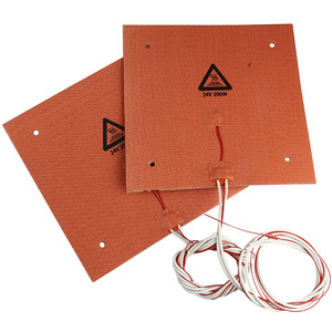 Coussin chauffant LiYingChuangxin 235x235mm 24V 200W en silicone pour imprimante 3D Ender-3 - Product Image 1