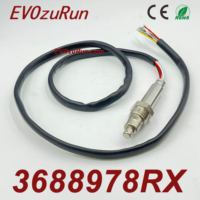 Sonde de capteur NOx 3688978RX 3688978 5WK96751C pour moteur Cummins ISX 12 ISX 15 ISG 12 QSX 15 24V – Pièce de rechange 4326862 2872945