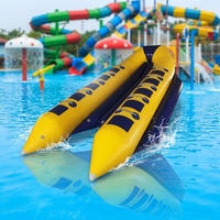 Bateau banane gonflable commercial pour 10 personnes - Jeux aquatiques