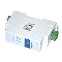 USR-DR302 Din Rail seri RS485 ke Ethernet TCP IP Server modul Ethernet Converter Modbus RTU ke Modbus TCP Unit