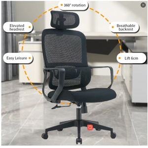 <span class=keywords><strong>Silla</strong></span> de oficina de diseño moderno ejecutivo de lujo, <span class=keywords><strong>silla</strong></span> giratoria de plástico y metal de malla de alta calidad, <span class=keywords><strong>reposacabezas</strong></span> ajustable, <span class=keywords><strong>escritorio</strong></span> de ordenador para el hogar - Product Image 5
