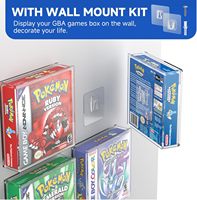 Boîtier de protection moderne anti-UV pour jeux vidéo GB/GBC/GBA, vitrine transparente en acrylique compatible Nintendo