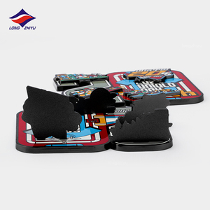 Decoración de Mesa de <span class=keywords><strong>Metal</strong></span> Hecha a Medida Longzhiyu con Base de Soporte, Figura Conmemorativa 3D para Recuerdos y Regalos de Eventos - Product Image 4