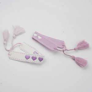 Pulsera de la Amistad Hecha a Mano con Letras Bordadas y Tela, Brazalete Personalizado con Bordado de Palabras y Letras - Product Image 3