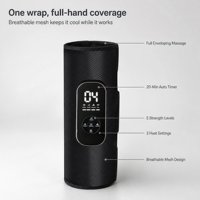 Masseur de mains Air-Wave avec chaleur et 4 niveaux de vibration pour soulager les bras et les mollets