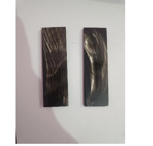 Artisan Buffalo Horn & <b>Bone</b> Scales Hand-Carved Love Style Pieces for <b>Knife</b> Making and Guitar Pick Crafting - Product Image 6