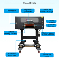 Impresora de Inyección de Tinta UV DTF Jetpal de 30 cm, Máquina para Impresión de Transferencia con Efecto 3D, Impresora UV DTF Nueva para Tarjetas