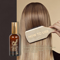 Q8 Serum Rambut Instan untuk Kilau Rambut, Bebas Keriting, Produk Perawatan Rambut Halus, Minyak Argan Macadamia, Menutrisi dan Memperbaiki untuk Rambut Rusak
