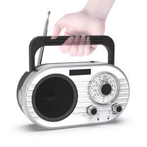 Radio portable FM/AM/SW de haute qualité, nouvelle, haute sensibilité, à bas prix, lecteur de diffusion radio multibandes - Product Image 1