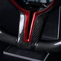 Volant à fond plat en fibre de carbone pour BMW F30 F10 F15 F16 F20 F25 X5 X6 M3 M5