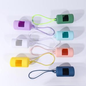 Yeni köpek kaka torbası tutucu için tasma köpek atık torbası kutusu elastik döngü ile taşınabilir hafif silikon sahipleri için Pet <span class=keywords><strong>Doggy</strong></span> - Product Image 4