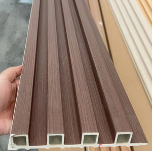 Современные 3D-панели WPC с рифленой поверхностью и цветочным узором, влагостойкие, для внутренней и наружной отделки стен в отелях, кухнях, спортзалах - Product Image 2