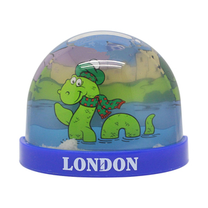 Half-Snow <strong>Globe</strong> Fridge Magnet - Cute 3D Cartoon Snake Design, Christmas Home Decor, <strong>Snowflake</strong> Refrigerator Sticker for Kids Gift - Product Image 1